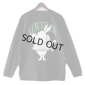 画像1: 【NEWFUNK】RABBIT Long Sleeve Shirt (Black)