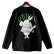 画像1: 【NEWFUNK】RABBIT Long Sleeve Shirt (Black) (1)