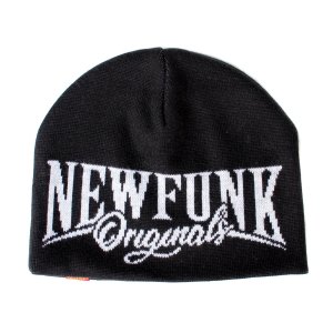 画像1: 【NEWFUNK】NFO Weaving Beanie (Black)
