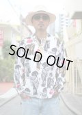 【Ryukyu Pride Wear】Open Collar Long Sleeve Shirt -琉球舞踊-