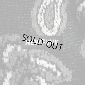 画像4: 【NEWFUNK】PAISLEY CREW NECK KNIT (Black)