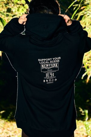 画像8: 【NEWFUNK × LIBE BRABD】KIRIN BIG LOGO PARKA (Black)