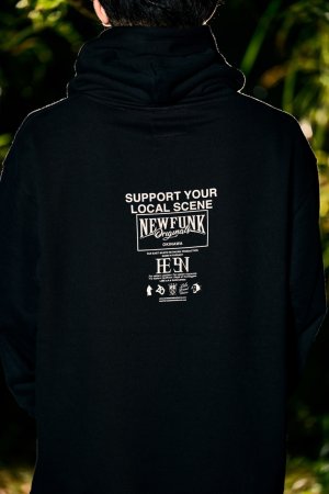 画像9: 【NEWFUNK × LIBE BRABD】KIRIN BIG LOGO PARKA (Black)