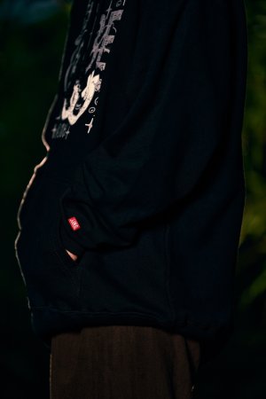 画像10: 【NEWFUNK × LIBE BRABD】KIRIN BIG LOGO PARKA (Black)