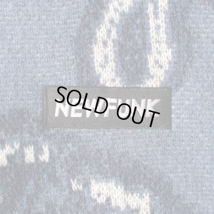 画像3: 【NEWFUNK】PAISLEY CREW NECK KNIT (Navy Blue)