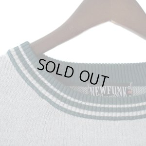 画像4: 【NEWFUNK】LINE CREW NECK KNIT (Gray)