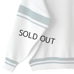 画像5: 【NEWFUNK】LINE CREW NECK KNIT (Gray)