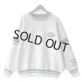 【NEWFUNK】LINE CREW NECK KNIT (Gray)