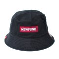 【NEWFUNK】BOX LOGO Bucket Hat (Black)