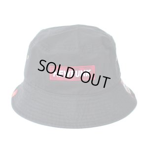 画像1: 【NEWFUNK】BOX LOGO Bucket Hat (Black)