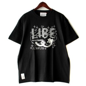画像1: 【NEWFUNK × LIBE BRABD】KIRIN BIG LOGO TEE (Black)