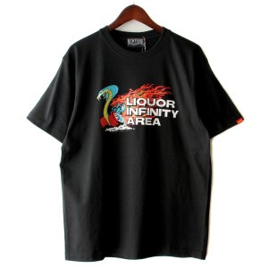画像1: 【NEWFUNK】LIQUOR INFINITY AREA TEE (Black)