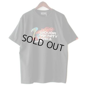 画像1: 【NEWFUNK】LIQUOR INFINITY AREA TEE (Black)