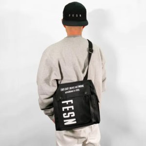 画像9: 【LIBE BRAND】FESN NYLON SHOULDER BAG (Black)