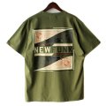 【NEWFUNK】PAISLEY BANDANA TEE (Olive)