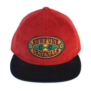 画像2: 【NEWFUNK】CROSS Codyroy Cap (Wine/Black)