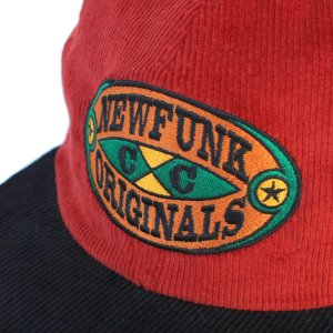画像3: 【NEWFUNK】CROSS Codyroy Cap (Wine/Black)