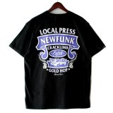 【NEWFUNK】GOLD HOP TEE (Black)