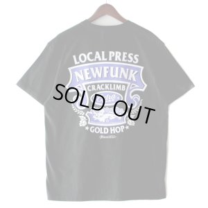 画像1: 【NEWFUNK】GOLD HOP TEE (Black)