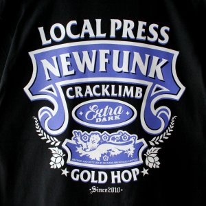 画像5: 【NEWFUNK】GOLD HOP TEE (Black)
