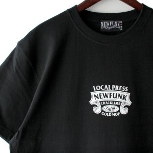 画像3: 【NEWFUNK】GOLD HOP TEE (Black)