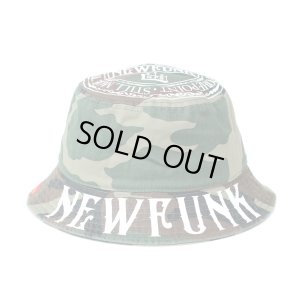 画像2: 【NEWFUNK】M.G CIRCLE BUCKET HAT (Camo)
