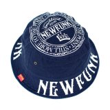【NEWFUNK】M.G CIRCLE BUCKET HAT (Navy) 