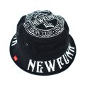 【NEWFUNK】M.G CIRCLE BUCKET HAT (Black) 