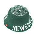【NEWFUNK】M.G CIRCLE BUCKET HAT (Green) 