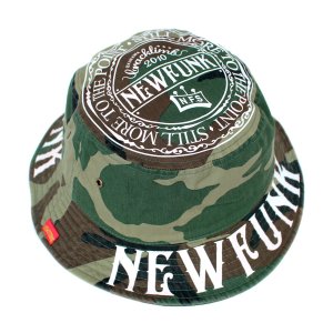 画像1: 【NEWFUNK】M.G CIRCLE BUCKET HAT (Camo)