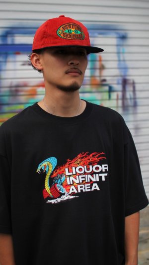 画像9: 【NEWFUNK】LIQUOR INFINITY AREA TEE (Black)