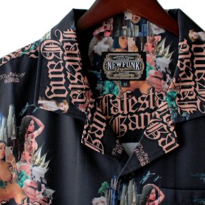 画像3: 【NEWFUNK】LAFESTA GANG Open Collar Shirt