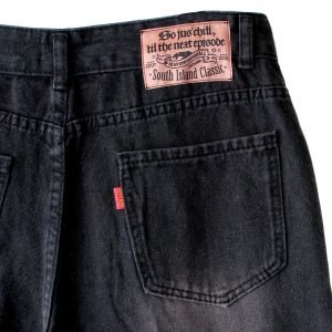 画像4: 【NEWFUNK】Black Denim Like Pants