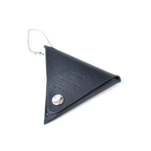 画像1: 【NEWFUNK】LEATHER COIN CASE (Black)