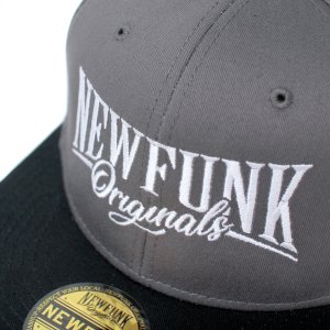 画像4: 【NEWFUNK】NFO SNAPBACK CAP (Charcoal/Black)