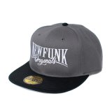 【NEWFUNK】NFO SNAPBACK CAP (Charcoal/Black)
