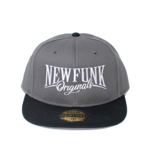 画像2: 【NEWFUNK】NFO SNAPBACK CAP (Charcoal/Black)