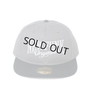 画像2: 【NEWFUNK】NFO SNAPBACK CAP (Charcoal/Black)