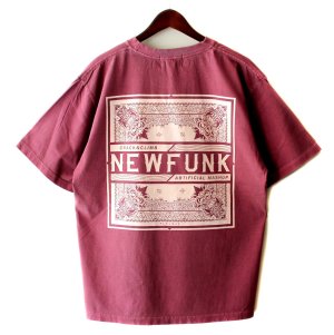 画像1: 【NEWFUNK】PAISLEY BANDANA TEE -ONECALLA- (Pigment Dye: Purple)