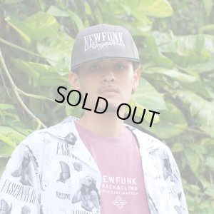 画像10: 【NEWFUNK】NFO SNAPBACK CAP (Charcoal/Black)