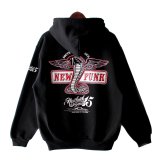 【NEWFUNK】MSTNG ZIP HOODIE / STORE 15th.Anniversary Hoodie (Black)
