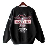 【NEWFUNK】MSTNG CREW NECK SWEAT / STORE 15th.Anniversary Sweat (Black)