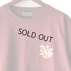 画像3: 【NEWFUNK】FLASH TEE (Burgundy)