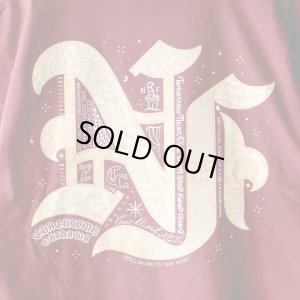 画像4: 【NEWFUNK】FLASH TEE (Burgundy)