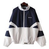 【NEWFUNK】MIXCOLLAR TRACK JACKET (White)