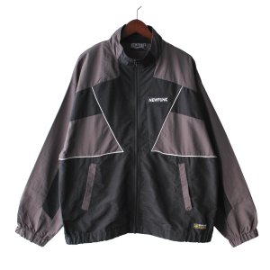 画像1: 【NEWFUNK】MRT TRACK JACKET (Blk/Gry)