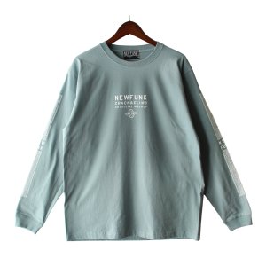 画像2: 【NEWFUNK】PAISLEY BANDANA Long Sleeve Shirt -ONECALLA- (Smoke Blue)