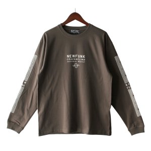 画像2: 【NEWFUNK】PAISLEY BANDANA Long Sleeve Shirt -ONECALLA- (Charcoal Black)