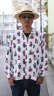 画像3: 【Ryukyu Pride Wear】Open Collar Long Sleeve Shirt -舞踊- (White) (3)