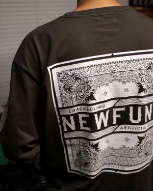画像11: 【NEWFUNK】PAISLEY BANDANA Long Sleeve Shirt -ONECALLA- (Charcoal Black)